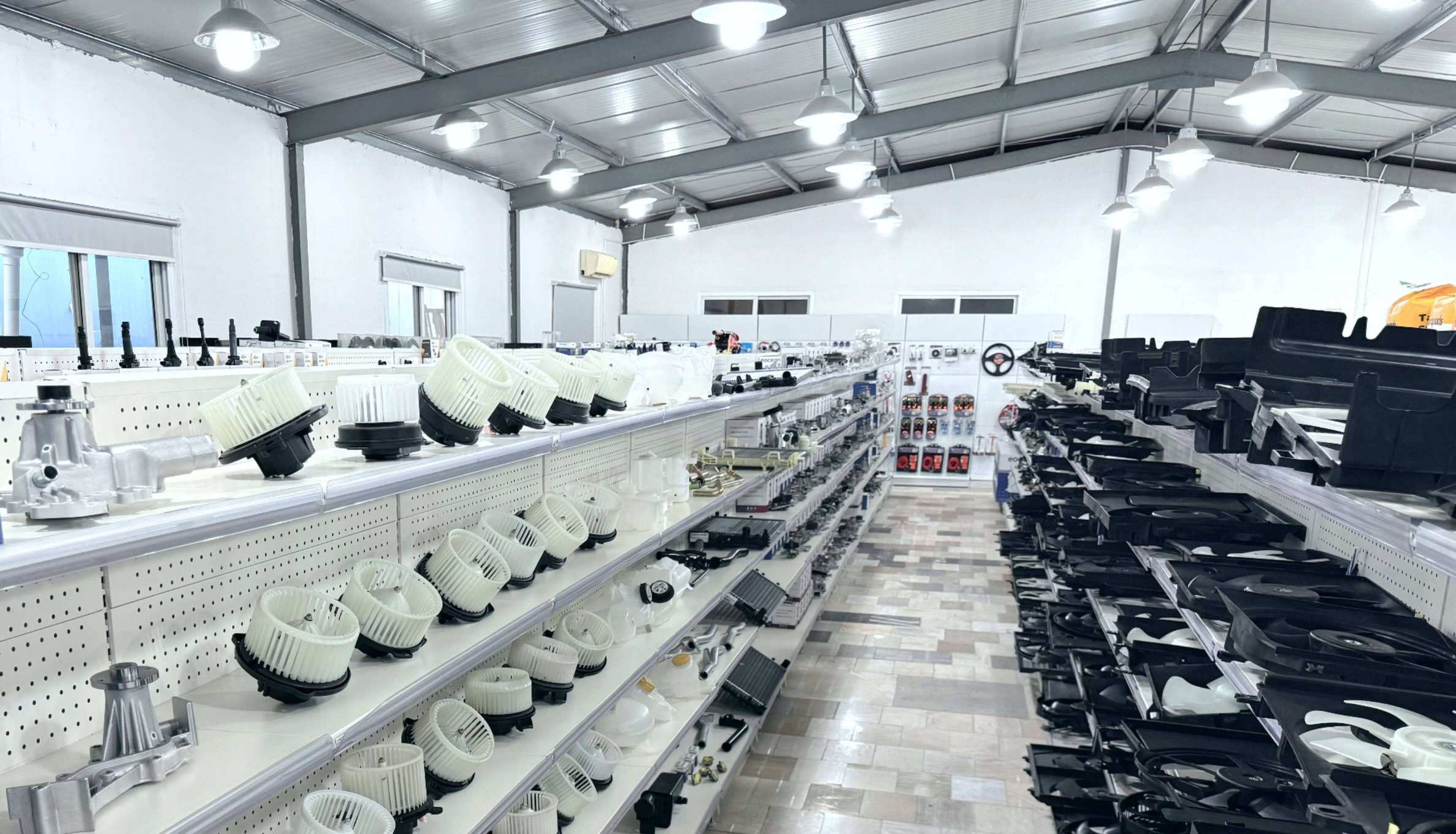 Cooling Parts Show Room in China, Manufacturer