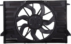 Radiator Cooling Fan Assembly for Audi A4 2017-2019 8W0121207B Brushless Electric Fan Wholesale