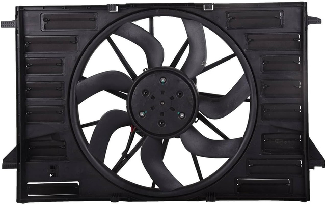 Radiator Cooling Fan Assembly for Audi A4 2017-2019 8W0121207B Brushless Electric Fan Wholesale