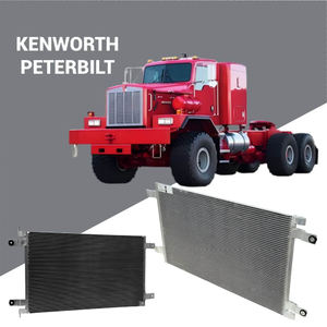 Direct Fit 2433657 AC Condenser for Peterbilt 384 386 & Kenworth T2000 T400 T440 T800 Trucks