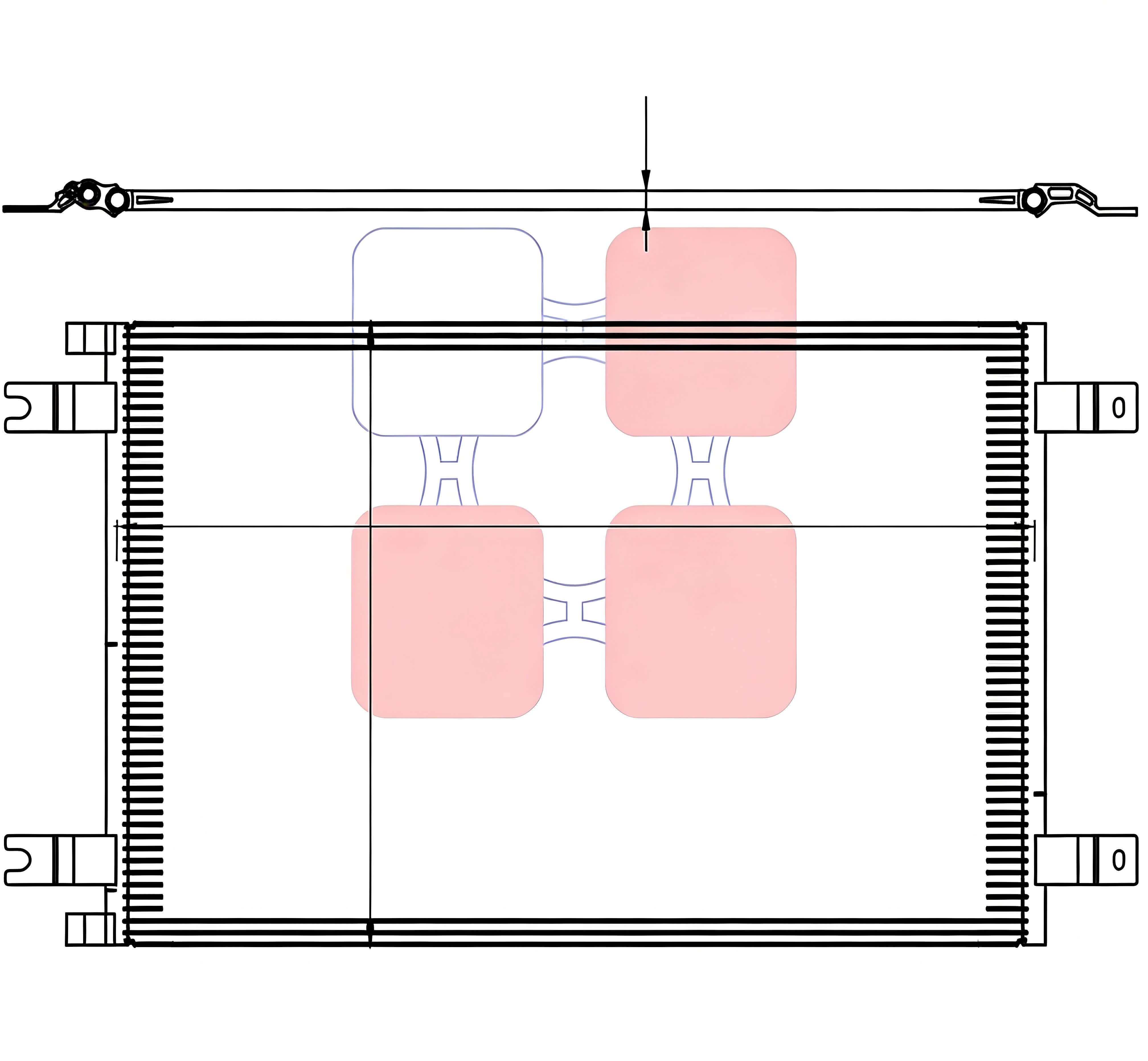 Heavy Duty Truck AC Condenser Replacement Part 2433657 - Bulk Order for Wholesalers