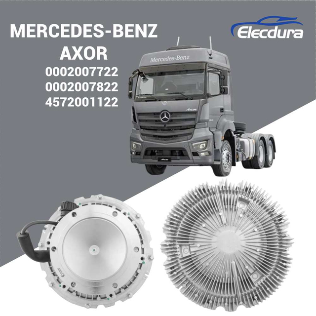 Electronic Fan Clutch 0002007722 and 4572001122 for Mercedes-Benz Axor Trucks