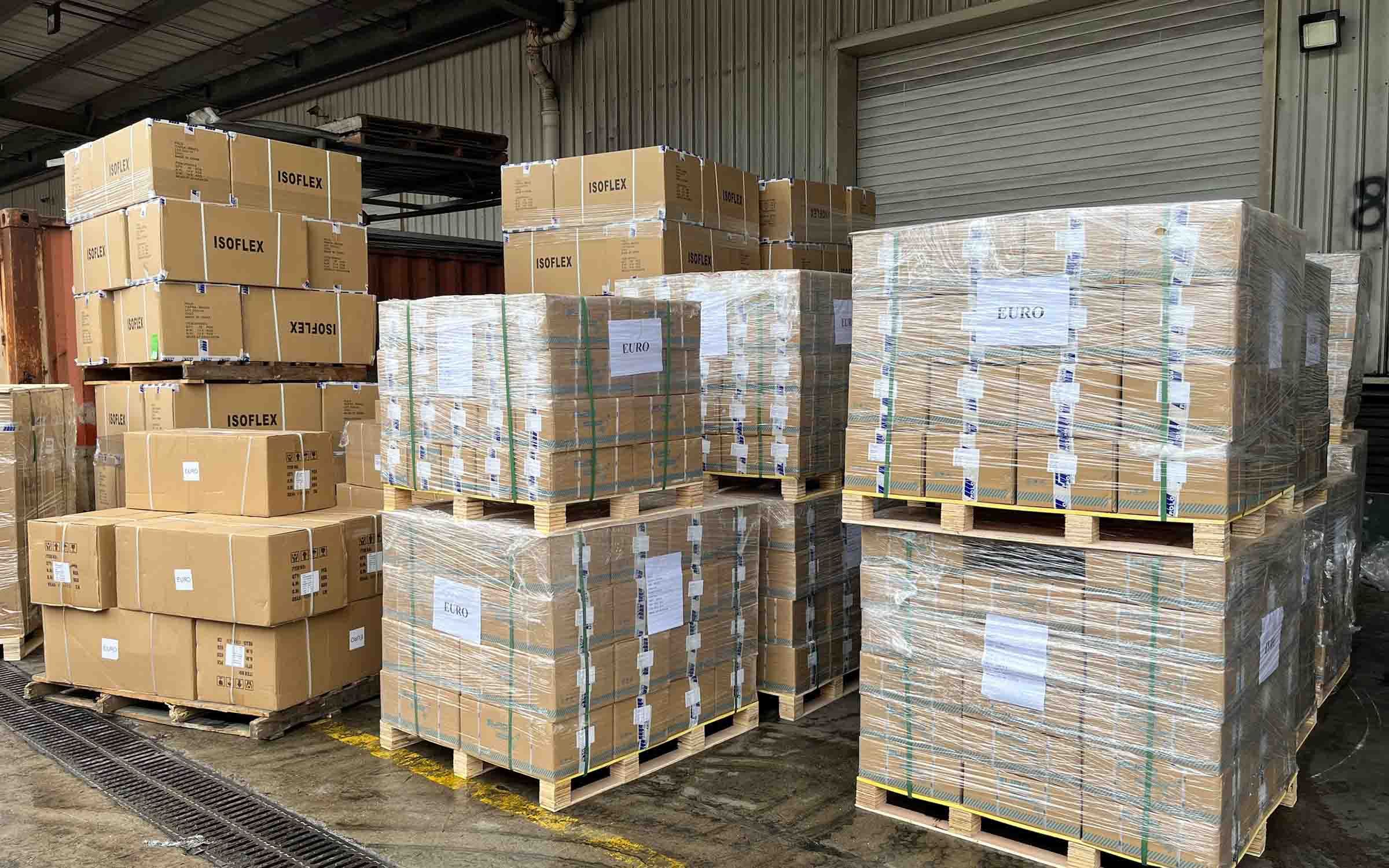 Warehouse packaging process of automotive cooling parts