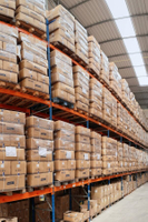 Customer warehouse with bulk radiator cooling fan assemblies&nbsp;supplied by Elecdura