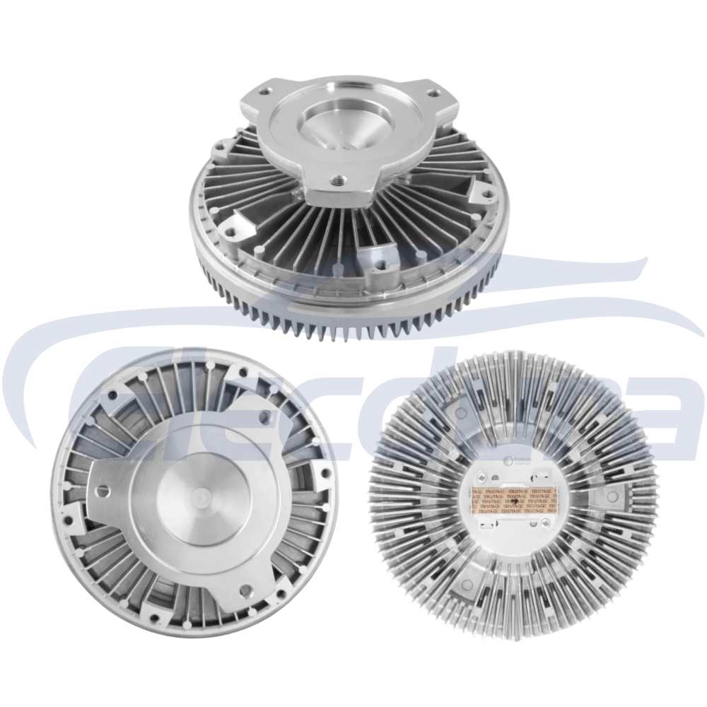 0002007222 Reliable bimetal thermal fan drive for Mercedes-Benz 2643LK and 3348AK logistics and construction trucks