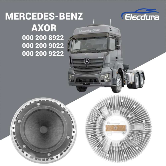 Mechanical Fan Clutch 000 200 8922 for Mercedes-Benz Axor 2544 and 3344 Series