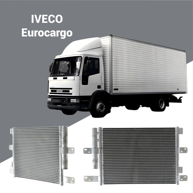 AC Condenser 504080822 for IVECO Eurocargo 1997-2001; Replaces Nissens 940096 & MAHLE; Wholesale truck cooling parts