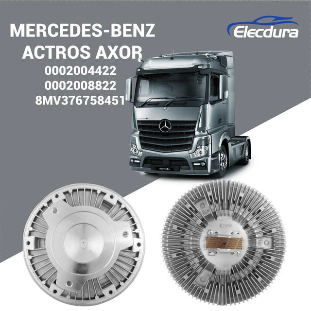 Mechanical Fan Clutch 0002004422 and 0002008822 for Mercedes-Benz Actros and Axor Trucks