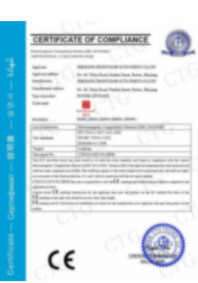 AC Compressor certification CE