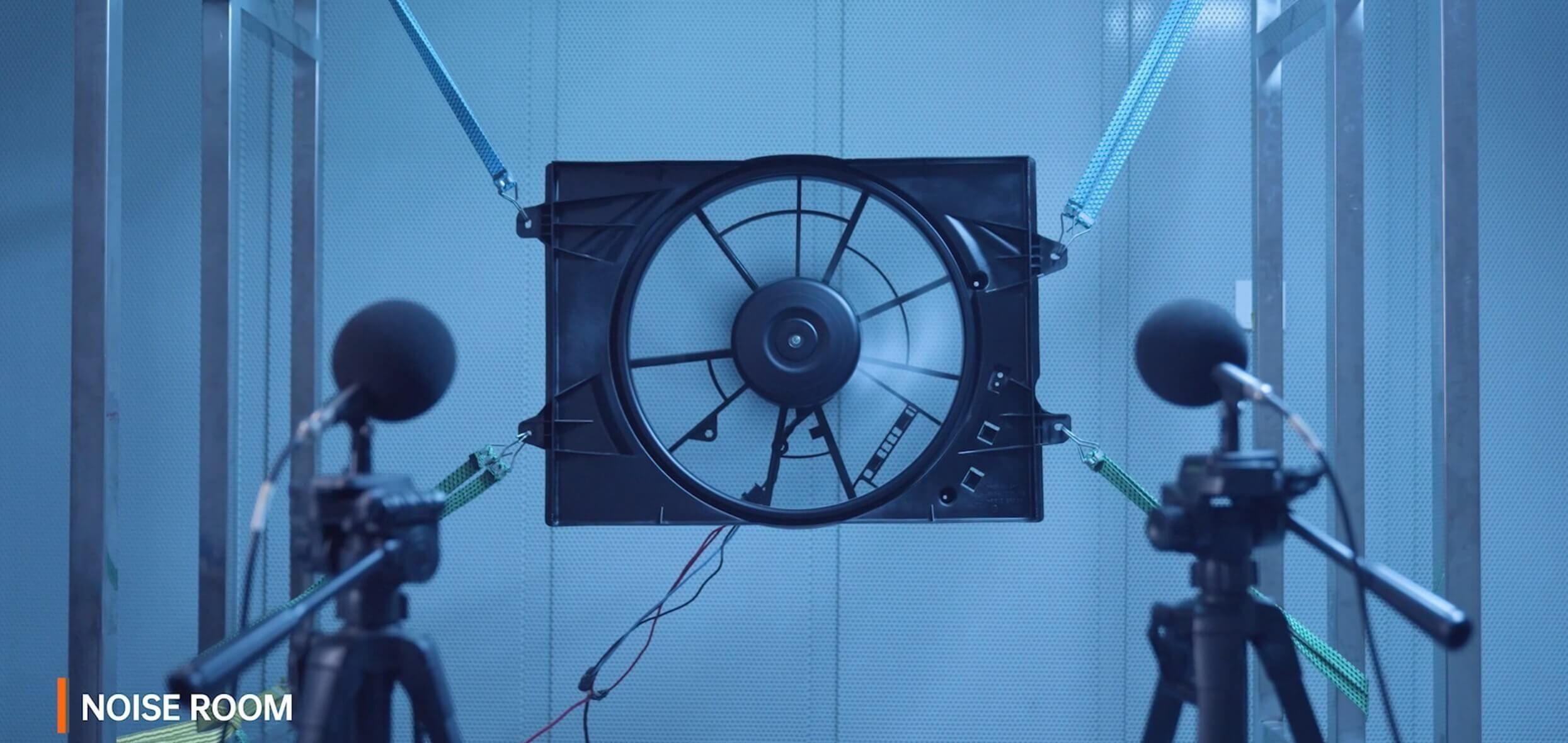 Cooling Fan Noise Room