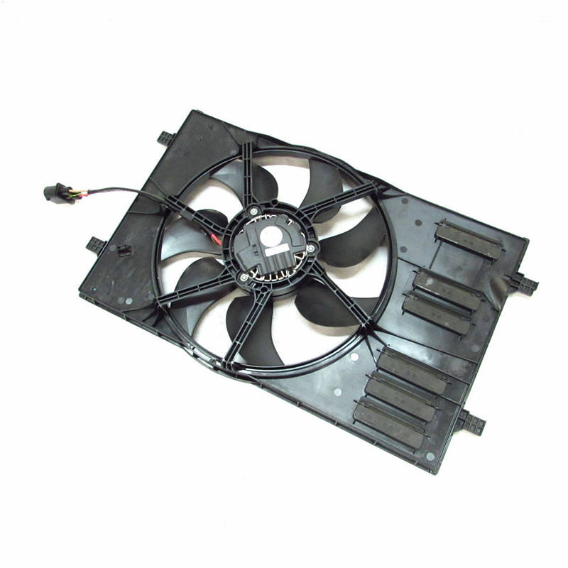 Bulk supply of 5Q0959455AG Brushless Cooling Fans for VW Golf; Premium quality radiator parts for wholesale import inventory.