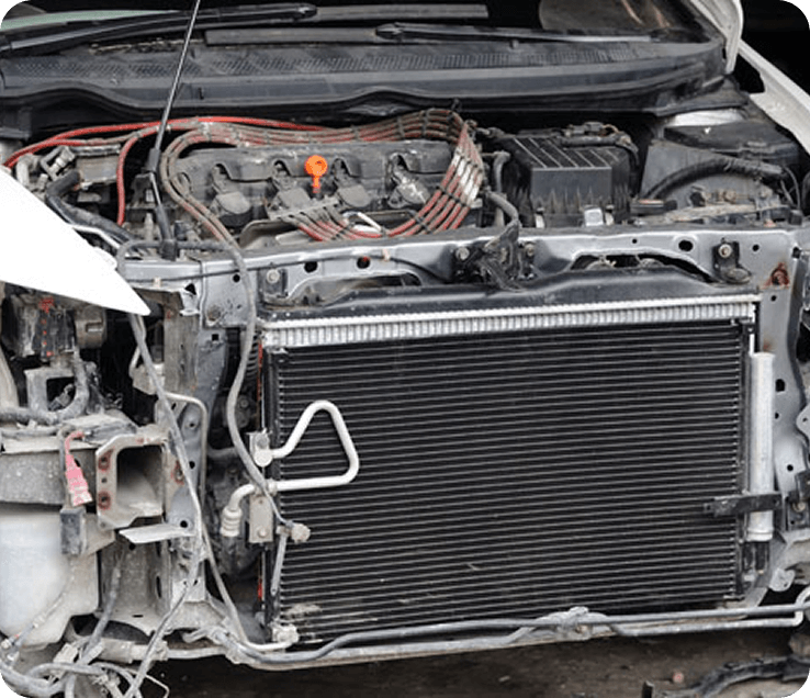 Automotive radiator for engine cooling systems