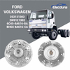 Heavy duty mechanical fan clutch 2S2121302 for Ford Cargo 2632 and 1933 trucks with Cummins ISC engines