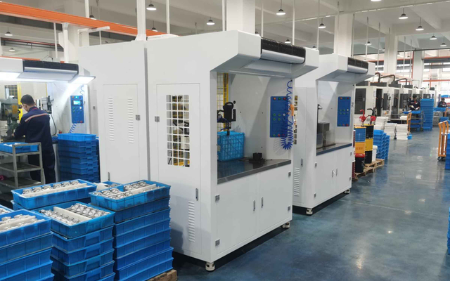 Finished AC compressors ready for shipment