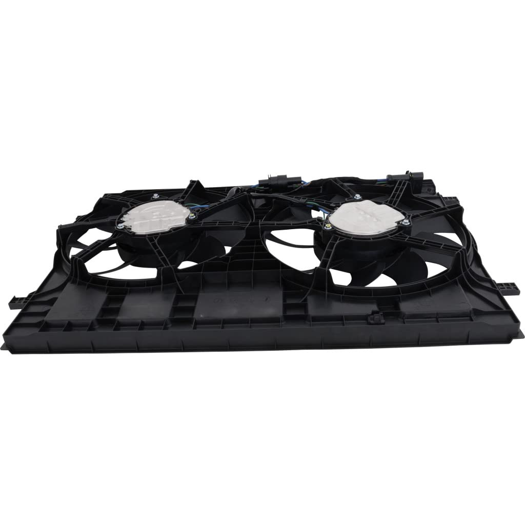 Brushless Radiator Fan Assembly 3QF121207; High-Efficiency Cooling System for VW Atlas SUV.