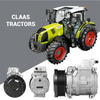 10PA15C AC Compressor PV8 12V for Claas Combine/Tractor; 120mm Pulley, Direct Mount; Wholesale Heavy Duty HVAC.
