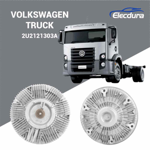 Heavy duty mechanical fan clutch 2U2121303A for Volkswagen Worker 17.190 and 15.190 trucks with MAN D08 engines