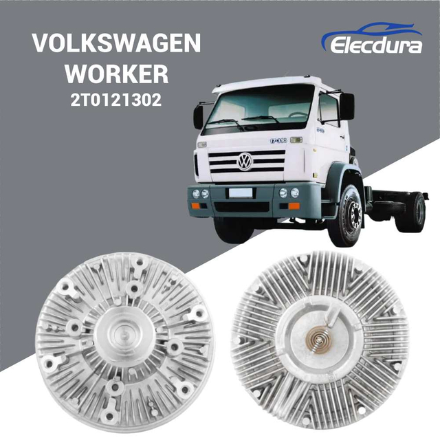 Mechanical Fan Clutch 2T0121302 for Volkswagen Worker 18.310 and 31.310 with Cummins 8.3L Engines