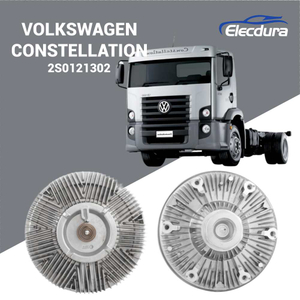 2S0121302 Right rotation mechanical fan clutch compatible with Volkswagen Constellation 15.180E and 13.180 diesel engines