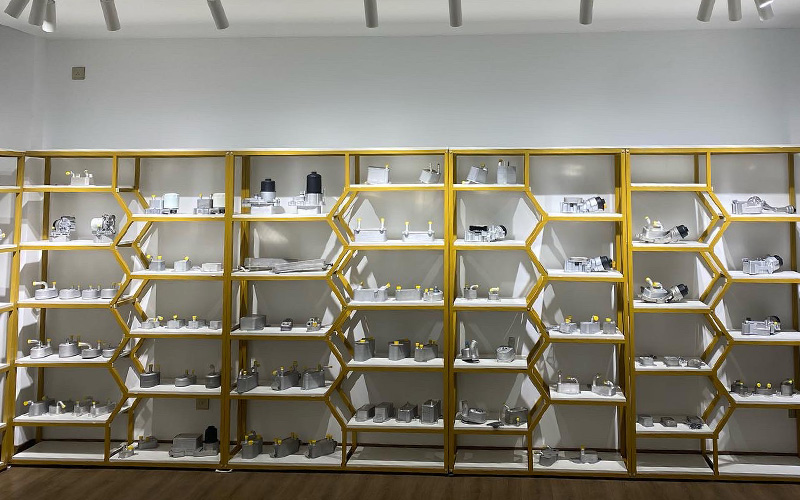 Engine oil cooler products neatly arranged by size and model