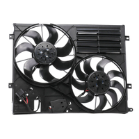 Radiator Cooling Fan Assembly Fits Volkswagen Sharan 2010-2022, 7N0121207A Brushless Electric Fan