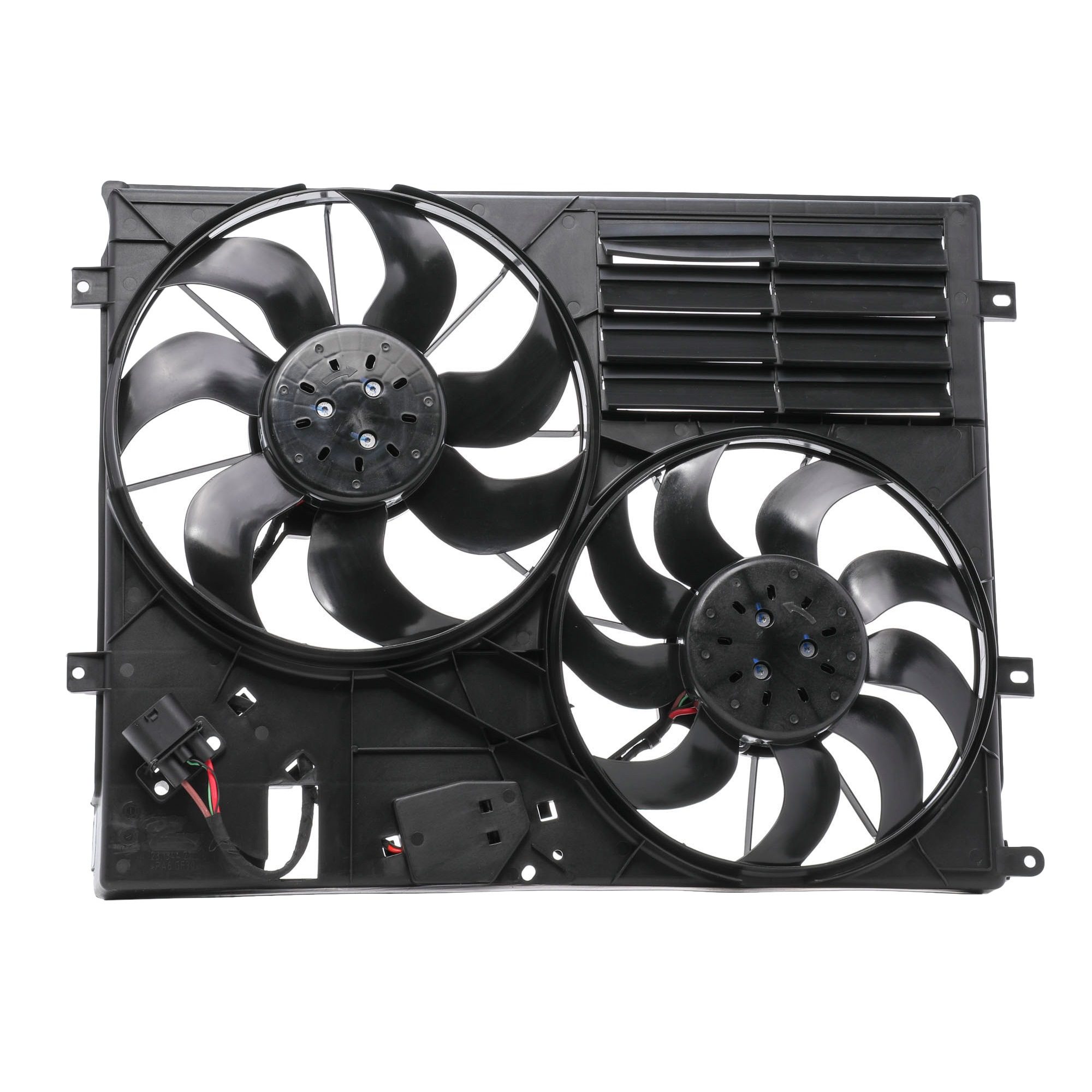 Radiator Cooling Fan Assembly Fits Volkswagen Sharan 2010-2022, 7N0121207A Brushless Electric Fan