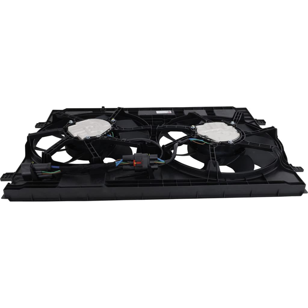 VW Atlas Fan 3QF121207; Replaces 3QF959455B/C; 240W Rated Power; Trusted B2B Supplier.