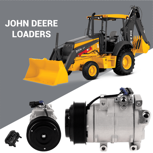 12V A/C Compressor 10SRE18C RE326205 for John Deere Loader 318E 320G 331G 333E OEM wholesale supplier