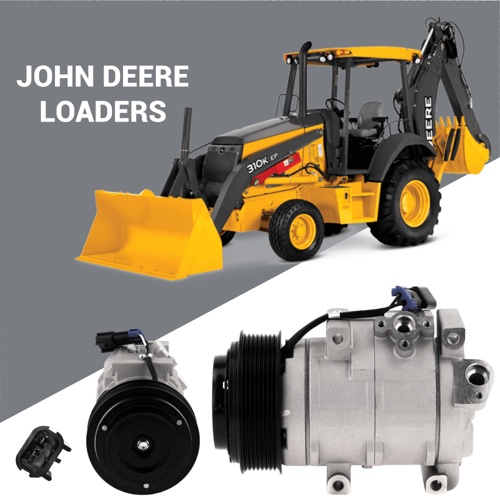 12V AC Compressor 10SRE18C RE284680 for John Deere Loader