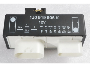 Radiator Cooling Fan Control Unit 1J0919506K front view for Volkswagen Beetle Golf Jetta Audi TT