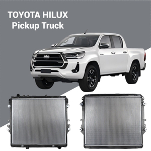 164000L431 Brazed Radiator for Toyota Hilux 2.8L 2016-2019; High-performance engine cooling for wholesale supply.