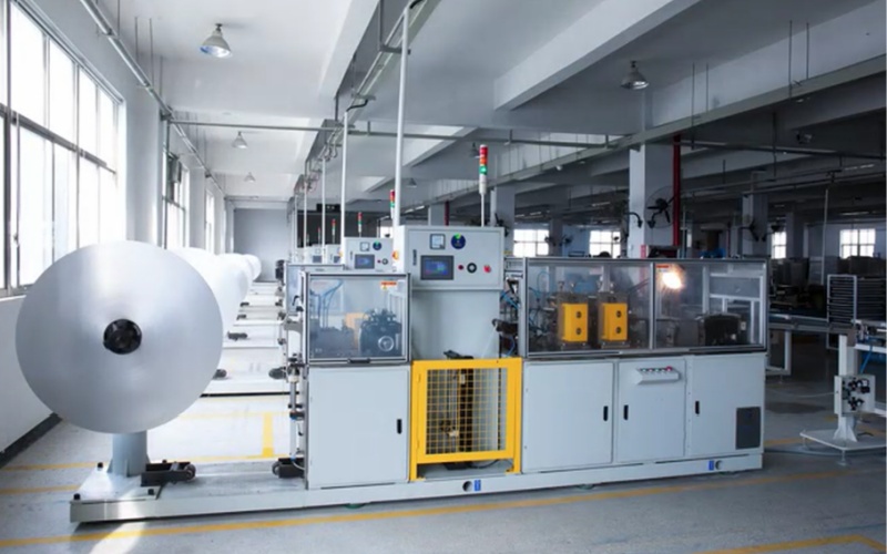 Radiator fins forming process in Elecdura brazed radiator workshop