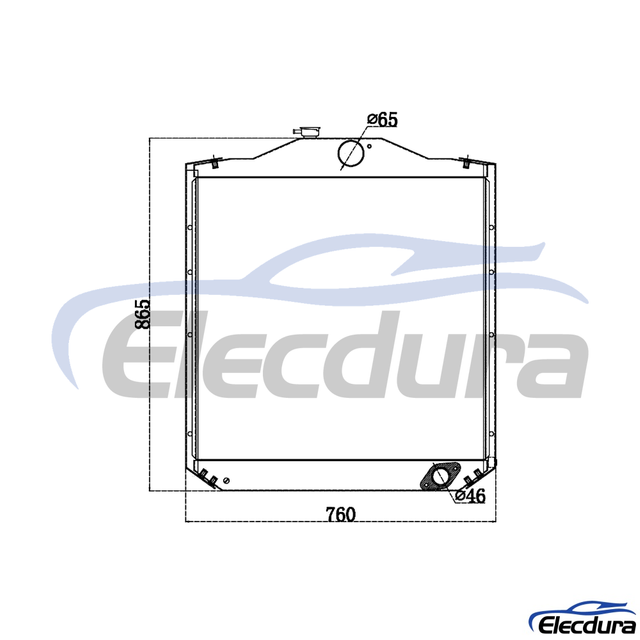 205-03-71110 KOMATSU PC200-3 Radiateur