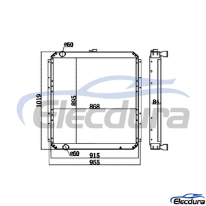 4429250 Hitachi ZX330-3G Radiator