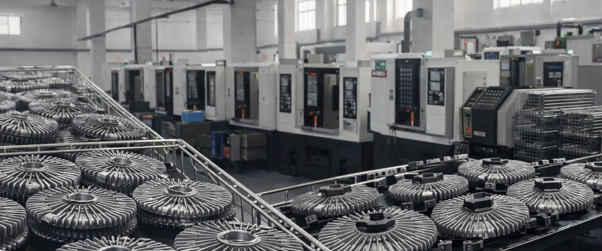 B2B fan clutch supplier showing cooling fan assembly for automotive engine cooling systems