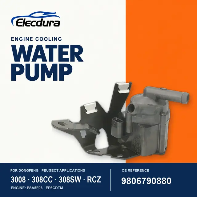 Engine Water Pump 9806790880 for Peugeot Bulk Supply