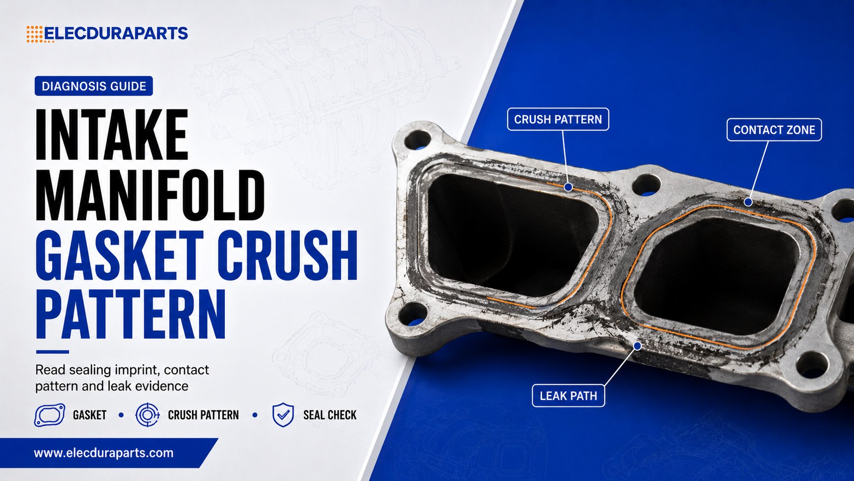 Intake Manifold Gasket Crush Pattern as a Leak Diagnostic