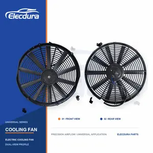 Universal Radiator Cooling Fan 16 Inch Straight Blade 220W Wholesale