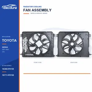 Radiator Cooling Fan Assembly for Toyota Sienna 16360-F0150 Bulk Supply