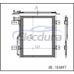 2505650C92 International 4200 Series 2007-present A/C Condenser