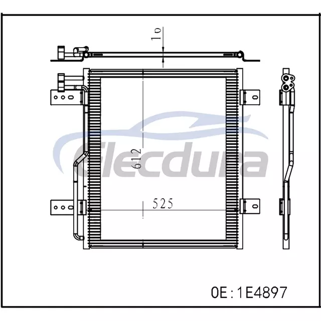 2505650C92 International 4200 Series 2007-present A/C Condenser