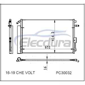 23331307 Chevrolet Volt 2016-2019 A/C Condenser