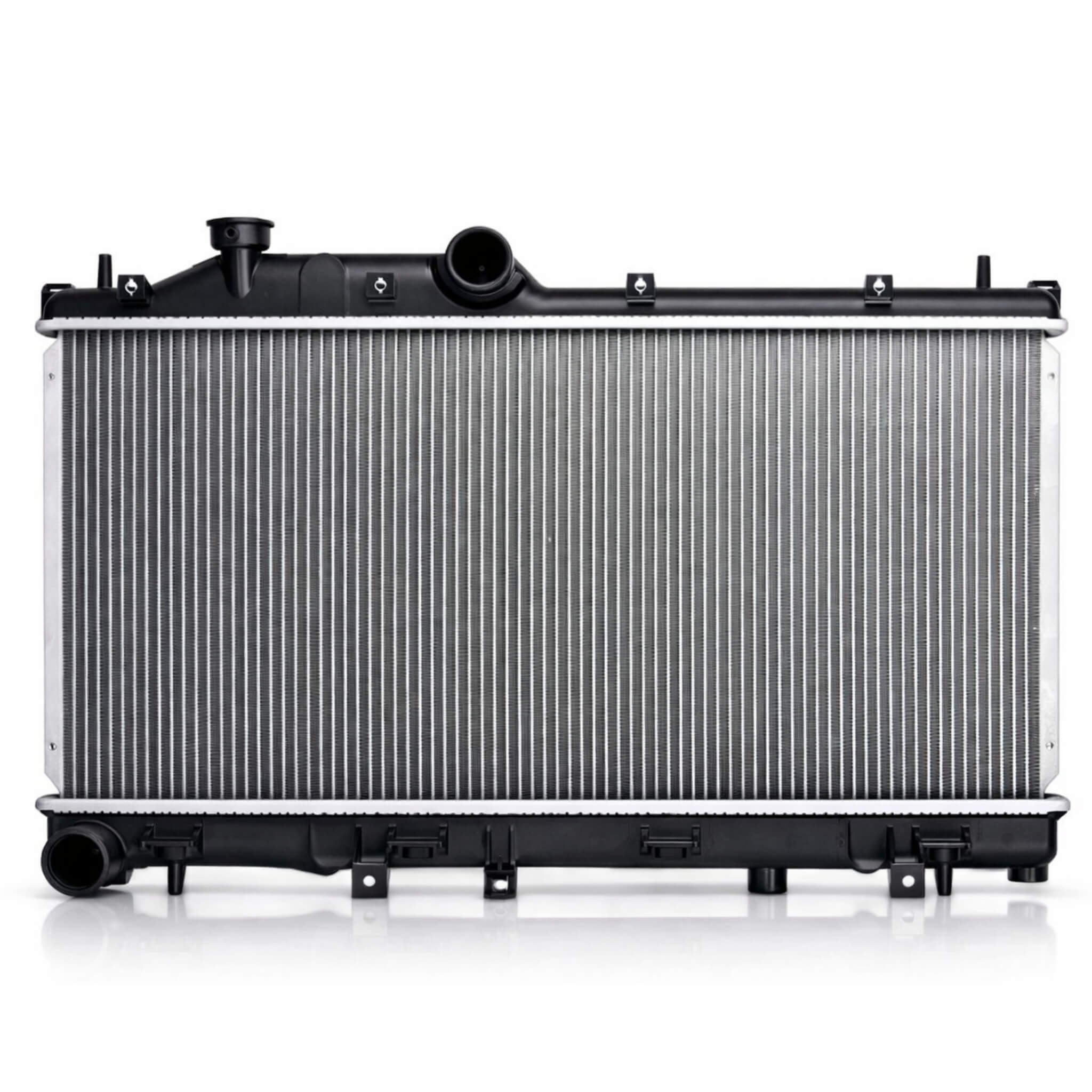radiator for off-highway equipment cooling system