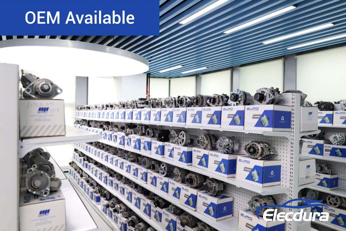 alternator and ignition coil showroom display OEM auto parts supplier