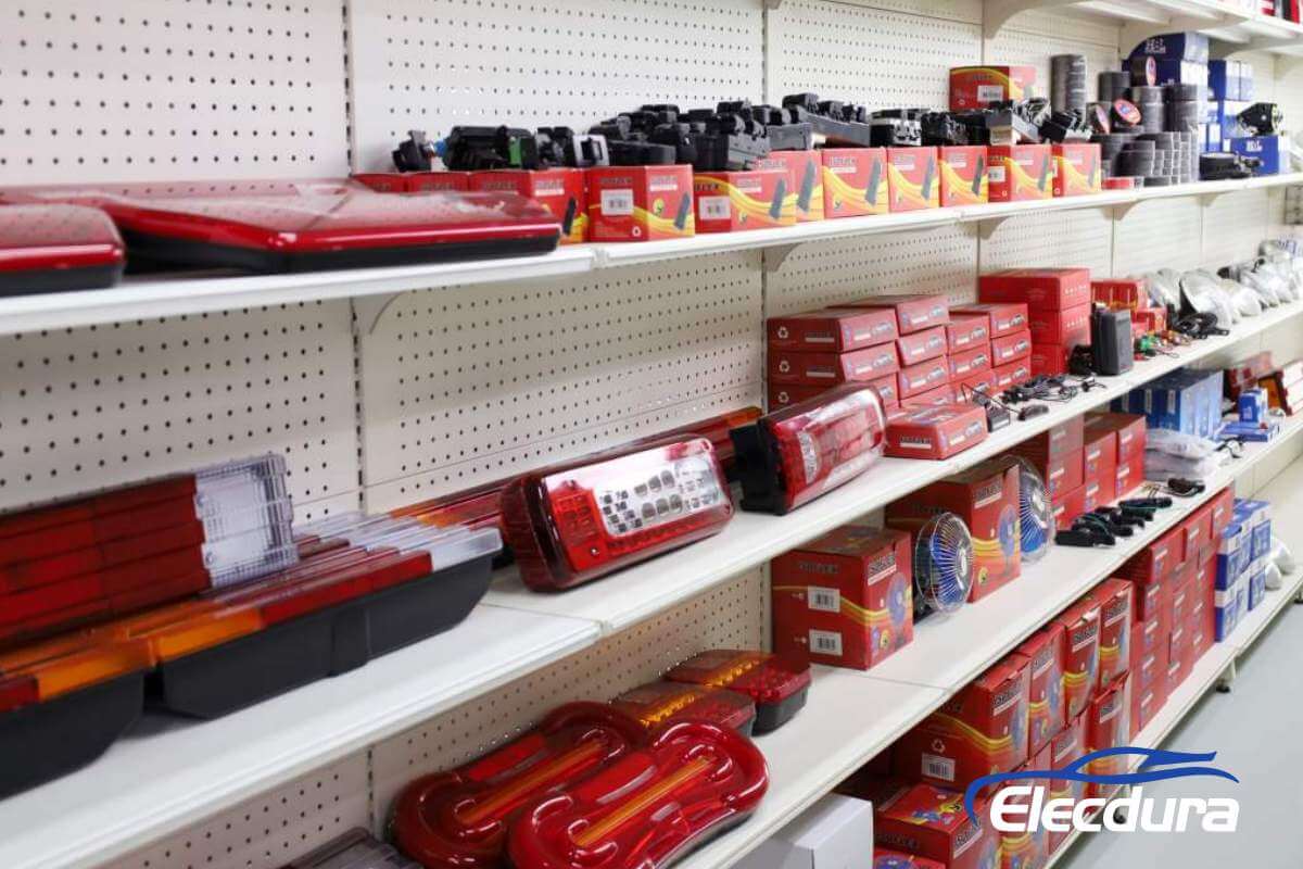 general auto parts inventory display supplier showroom