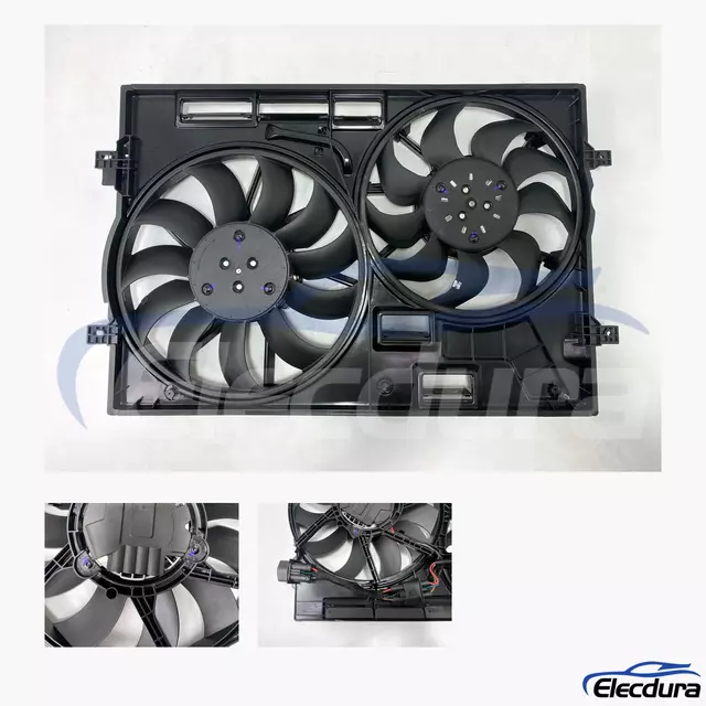 3Q0121205B Audi Brushless Radiator Cooling Fan Assembly aftermarket wholesale replacement