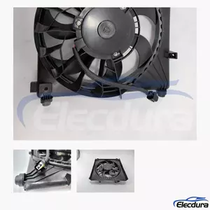 Tesla Model S Radiator Cooling Fan Assembly 600835800D for aftermarket wholesale supply