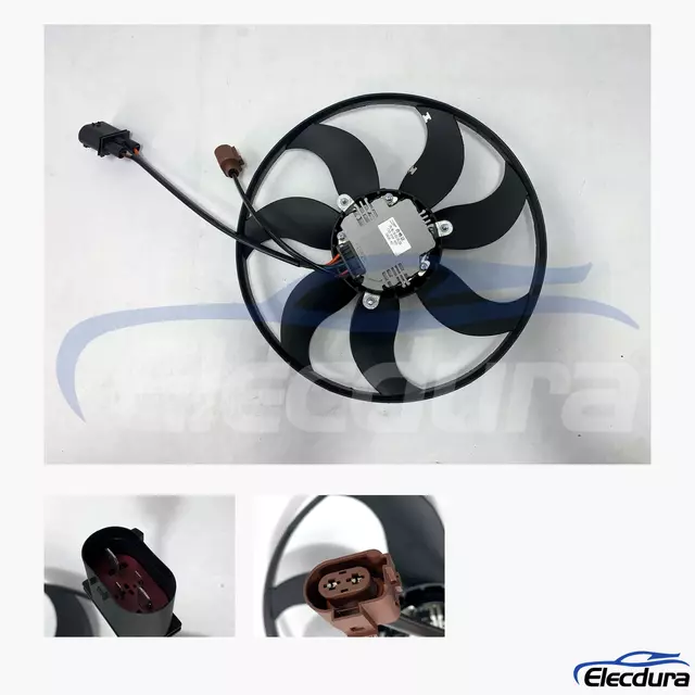 폭스바겐 제타, 파사트, 골프, 티구안, 티구안 리미티드, 비틀, CC, Eos, GTI 라디에이터 냉각팬 모터 1K0959455CQ...