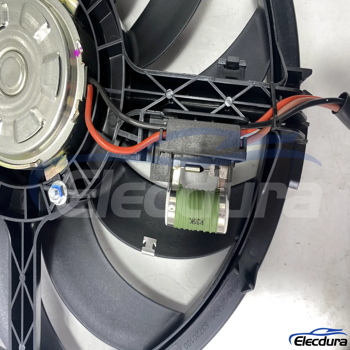 Substitui&ccedil;&atilde;o 17422752632 do conjunto do ventilador de refrigera&ccedil;&atilde;o do condensador do condensador de BMW OE fonte maioria das pe&ccedil;as