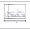 Universal A/C Condenser 635 &times; 417 &times; 20 mm